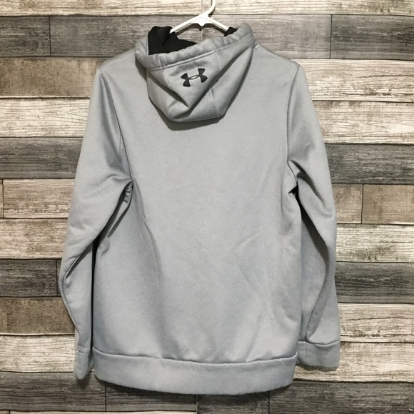 Under Armour Loose Hoodie Sweatshirt Men’s S Gray Pullover Storm 1 - Picture 5 of 8
